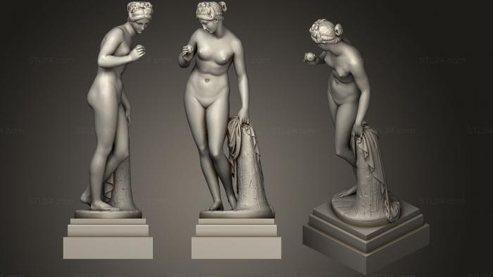 Статуи античные и исторические (Статуя 5, STKA_1488) 3D модель для ЧПУ станка